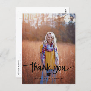 Afstuderen Foto Dank u Briefkaart