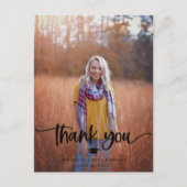 Afstuderen Foto Dank u Briefkaart (Voorkant)