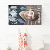 Afstuderen Foto Eenvoudig Aangepast Spandoek (Insitu)