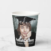 Afstuderen Foto Eenvoudig Modern Open Huis Party Papieren Bekers (Voorkant)