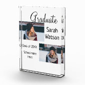 afstuderen Foto Eenvoudige Classic Add Class Jaar  (Rechts)
