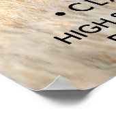 Afstuderen Foto Elegant Modern Black Calligrafie Poster (Hoek)