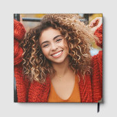 Afstuderen foto Elegant script afstuderen Gastenboek (Achterkant)