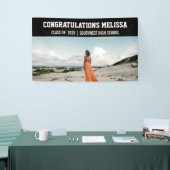 Afstuderen foto | Gefeliciteerd met je foto Bold Spandoek (Beurs)