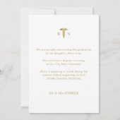 Afstuderen foto gouden glitter (Achterkant)