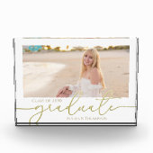 Afstuderen Foto Gouden Kalligrafie Script (Voorkant)