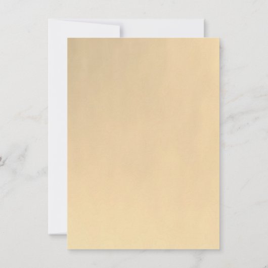 Afstuderen foto | Gouden Script Elegant Afstuderen Aankondiging (Achterkant)