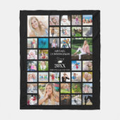 Afstuderen-foto-inkuilscript CLASS of Black Fleece Deken (Voorkant)