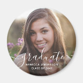 Afstuderen Foto Modern Magneet (Voorkant)