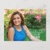 Afstuderen Foto modern Simple Trendy Landscape Briefkaart (Voorkant)