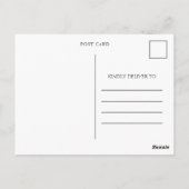 Afstuderen Foto Moderne Aankondiging Card 2022 Briefkaart (Achterkant)