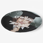 Afstuderen Foto naam Afstuderen jaar Papieren Bordje (Gekanteld)