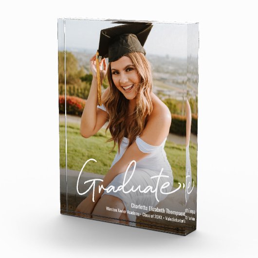 Afstuderen Foto Name School Afstuderen script (Rechts)