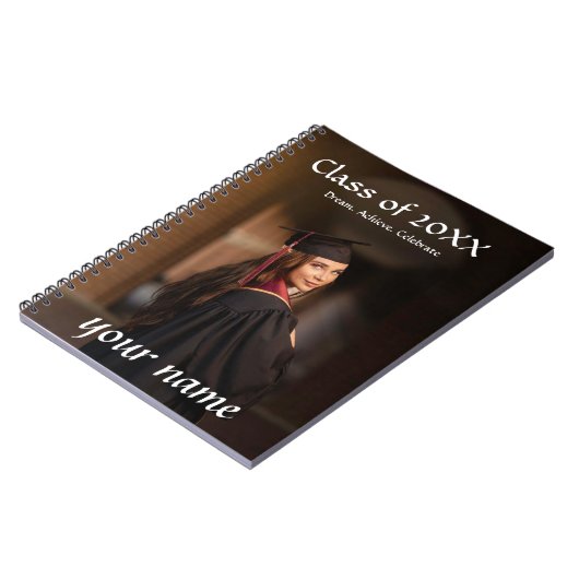 Afstuderen Foto Notitieboek – Aangepaste naam (Linkerzijde)
