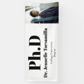 Afstuderen foto PhD Afstuderen Spandoek (Verticaal)