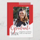 Afstuderen Foto Red 2022 Aankondiging (Voorkant / Achterkant)