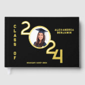 Afstuderen foto Senior Class Year Gold Gastenboek (Voorkant)