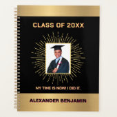 Afstuderen foto Senior High School Afstuderen Gold Planner (Voorkant)