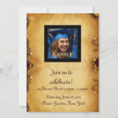 AFSTUDEREN FOTO TEMPLATE GOLD OWL KAART (Achterkant)