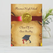 AFSTUDEREN FOTO TEMPLATE GOLD OWL KAART (Staand voorkant)