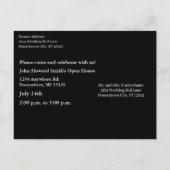 Afstuderen Foto Uitnodiging-Veranderen naar het hu Aankondigingskaart (Achterkant)