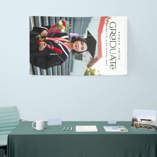 Afstuderen fotobanner spandoek (Beurs)