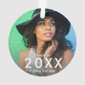 Afstuderen Fotoklasse van 20XX Memory Keepomwille Ornament (achterkant)
