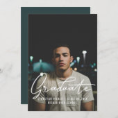 Afstuderen fotosjabloon aangepast kaart (Voorkant / Achterkant)