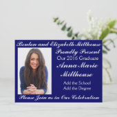 Afstuderen Fotouitnodiging - SRF Kaart (Staand voorkant)