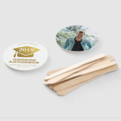 Afstuderen fotoventilatoren - Goud Afstudeerder Handwaaier (Niet-gemonteerd)