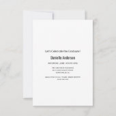 Afstuderen Fotoverhaal Collage Modern Script Aankondiging (Achterkant)