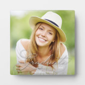 Afstuderen Frameless Photo Tabletop Easel Back Fotoplaat (Voorkant)