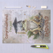 Afstuderen Frog Waterverf Tissuepapier (Craft)