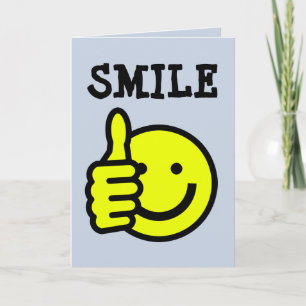 AFSTUDEREN FUNNY SMILE CONGRATS KAARTEN