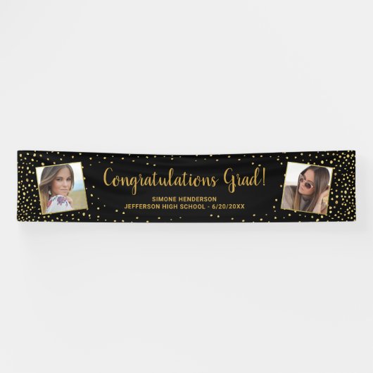 Afstuderen gecomprimeerd Afstudeerder 2 Foto's Gol Spandoek (Horizontaal)