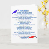 Afstuderen gedicht kaart (Gele Bloem)