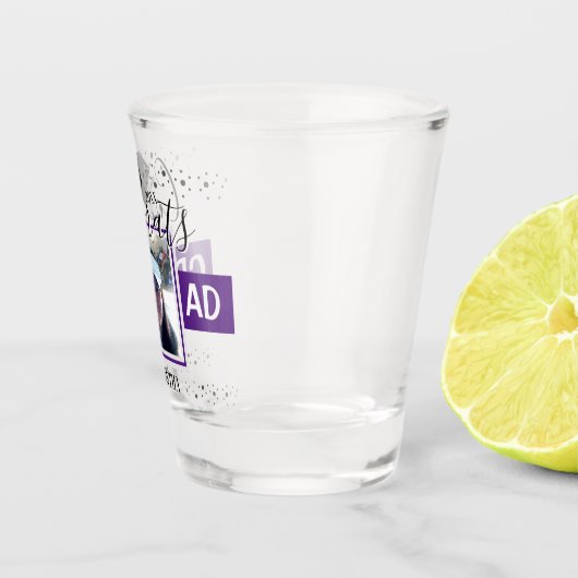 Afstuderen Gefacteerde AFSTUDEERDER Naam en Foto P Shot Glas (Rechts)