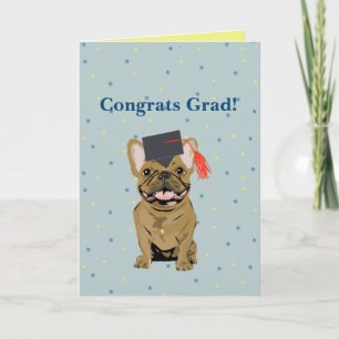 Afstuderen, gefeliciteerd afgestudeerde! Franse Bu Kaart