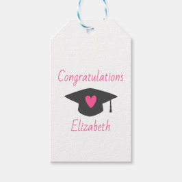 Afstuderen gefeliciteerd cadeaulabel