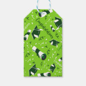 Afstuderen gefeliciteerd cadeaulabel (Voorkant)