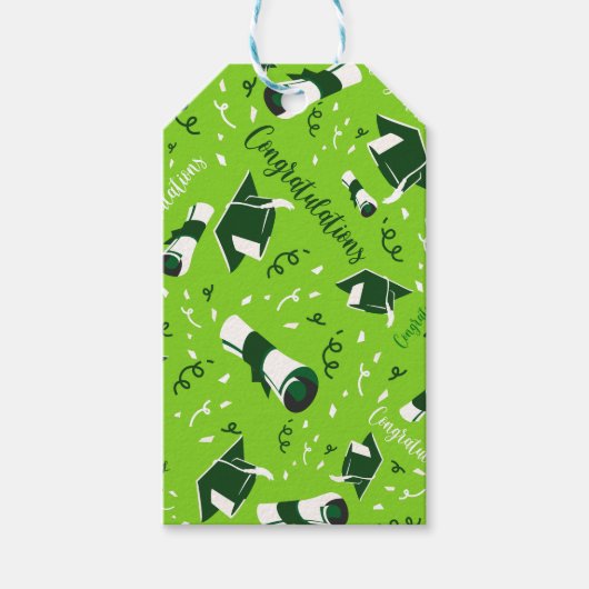 Afstuderen gefeliciteerd cadeaulabel (Voorkant)