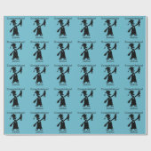 Afstuderen - Gefeliciteerd - Gepersonaliseerde cad Cadeaupapier (Vlak)