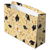 Afstuderen gefeliciteerd groot cadeauzakje (Achterkant Gekanteld)