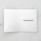 Afstuderen gefeliciteerd kaart (Binnen)