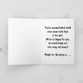 Afstuderen Gefeliciteerd - Koeien Kaart (Binnen)