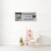 Afstuderen Gefeliciteerd met de aangepaste foto va Spandoek (Insitu)