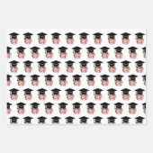 Afstuderen Gefeliciteerd met het ompakken van papi Inpakpapier Vel (Voorkant)