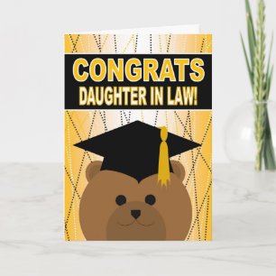 Afstuderen gefeliciteerd met schoondochter kaart