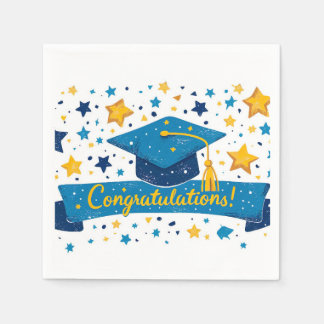 Afstuderen gefeliciteerd servetten