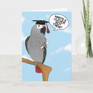 Afstuderen gefeliciteerd wie is een slimme jongen  kaart